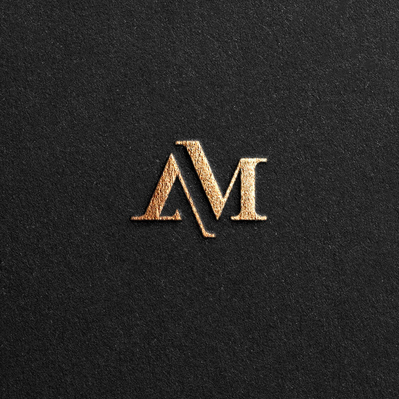 Logo designed with letters A/M