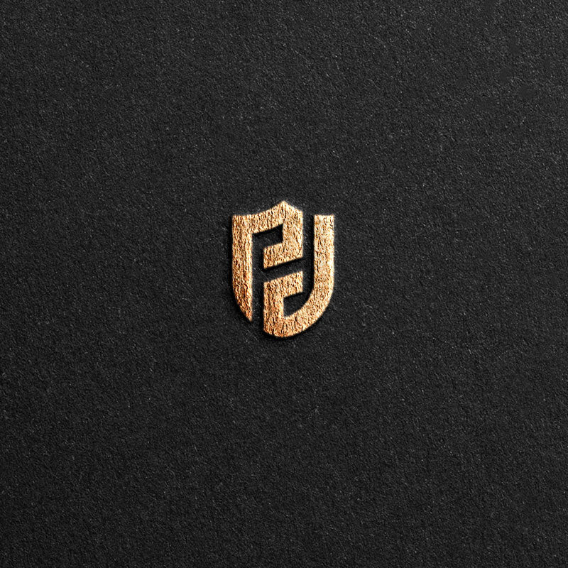 Logo designed with the letters P/J