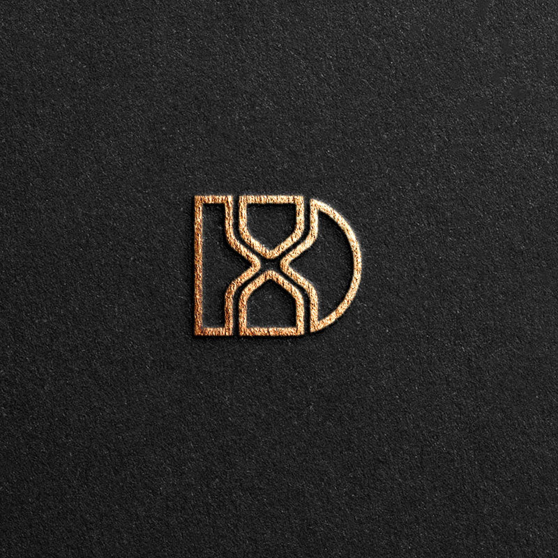 Logo designed using the letter XD