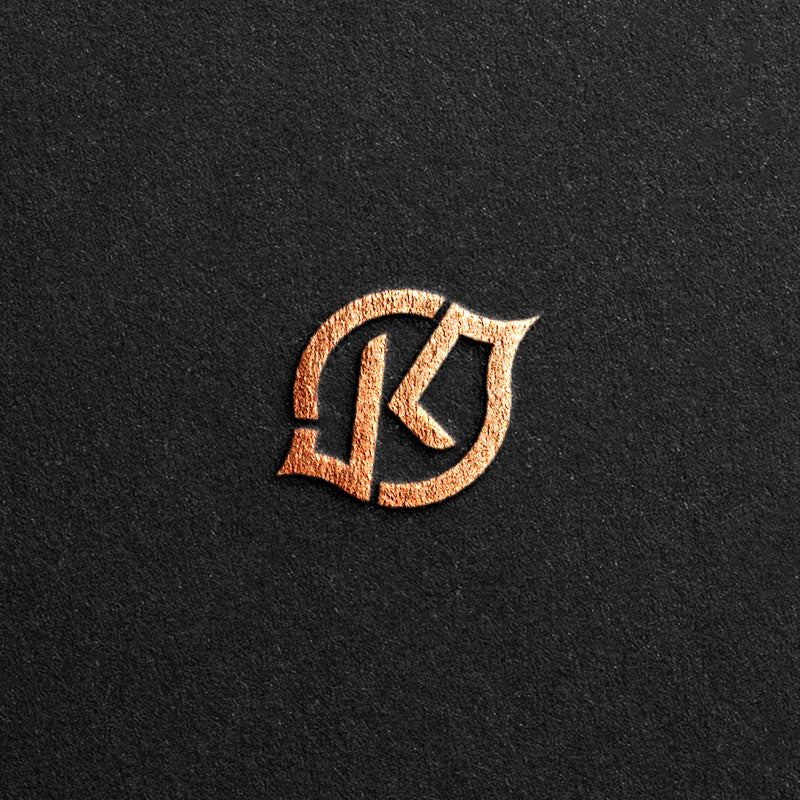 Logo with letters J and K