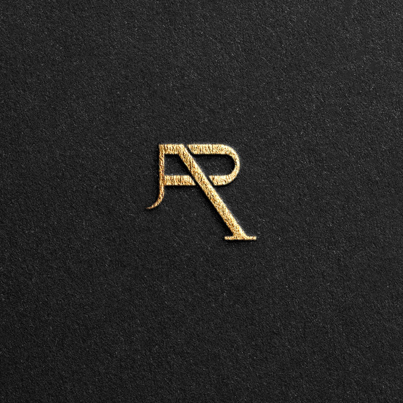 Logo designed by the letter AR