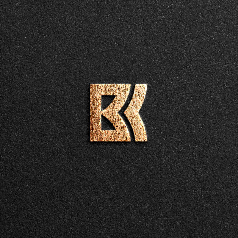 Logo designed with the letters B/K