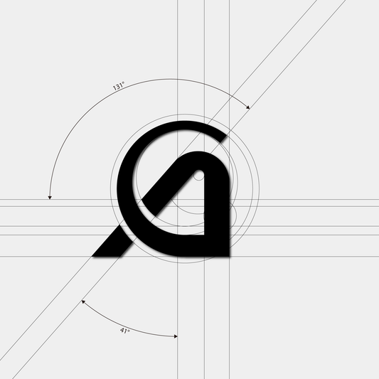 Logo designed with the letters AG