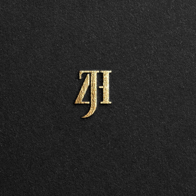 Logo designed using the letter ZJH