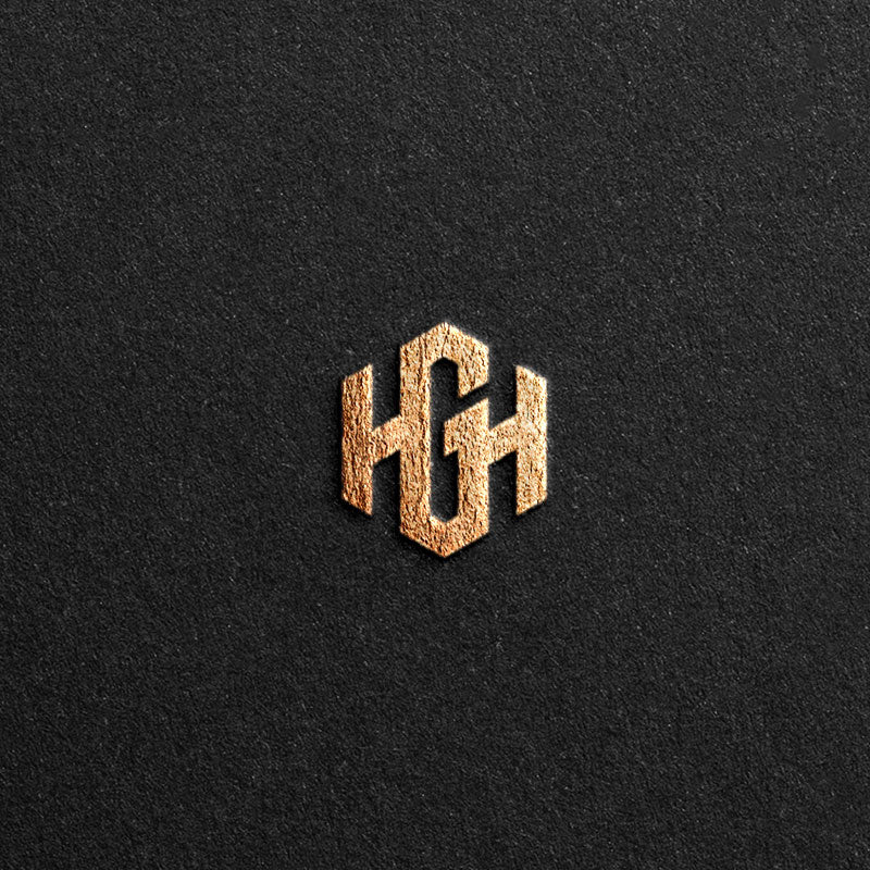 Logo entworfen mit Buchstaben H/G/H