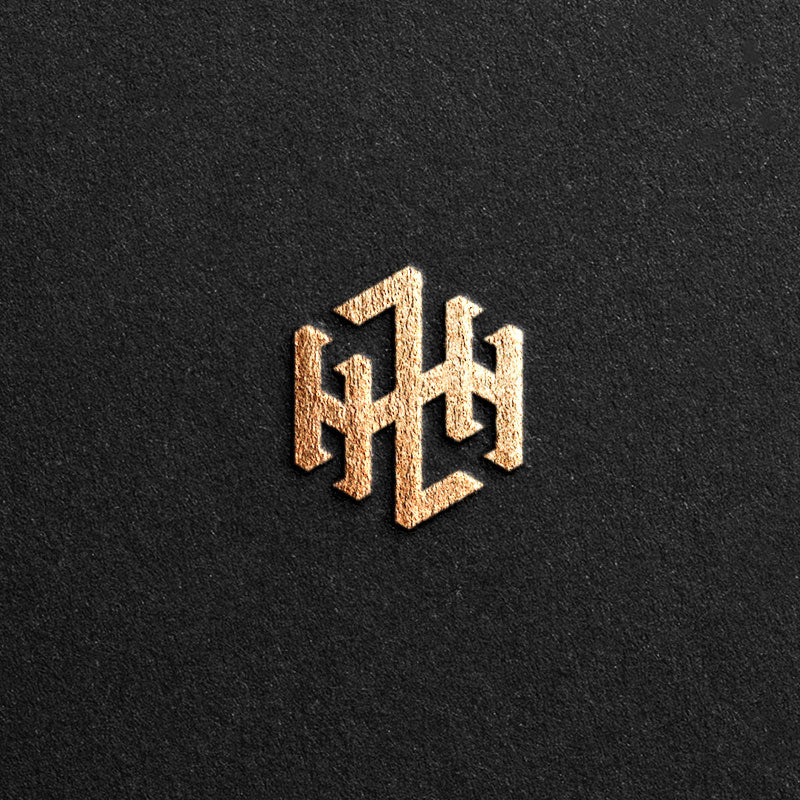 Space design logo designed with the letters H/Z/H
